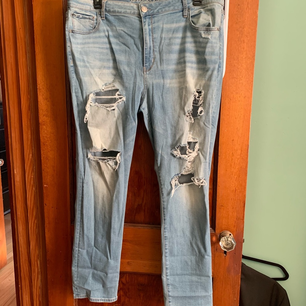 ➕ American Eagle Hi-Rose Straight Super Strech 20S